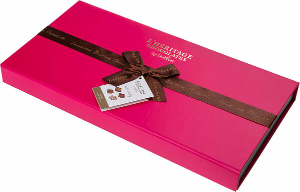 Pink Magnetic Box Truffles L´Héritage Chocolates