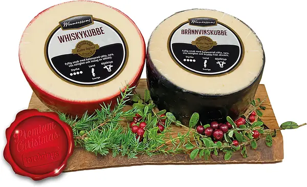 Tomtelåda Ost Brännvin & Whisky 2 kg matgåva